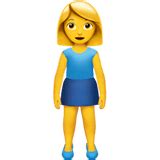 Woman Standing Emoji Discord Emoji