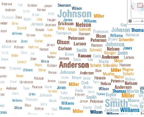 Maps Of Surnames Sociological Images