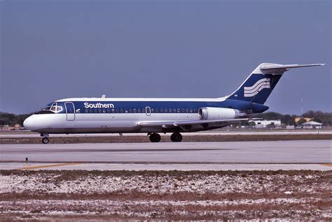Southern Douglas Dc 9 N3313l A Scan From My Personal Slide Flickr