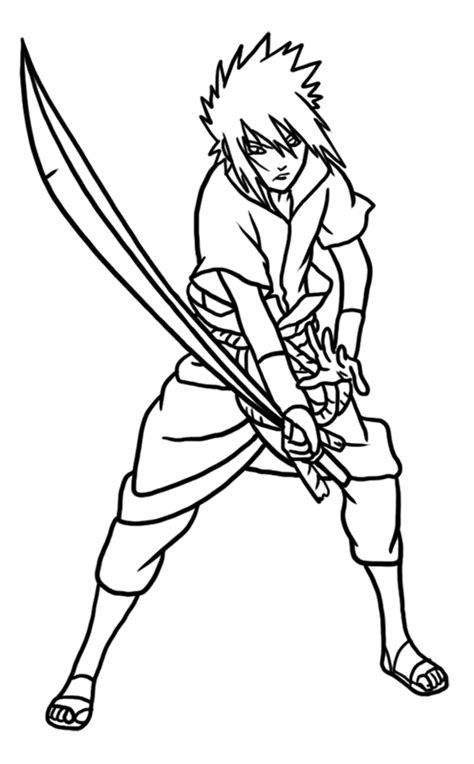 Learn How To Draw Sasuke Naruto Characters Easy Drawings