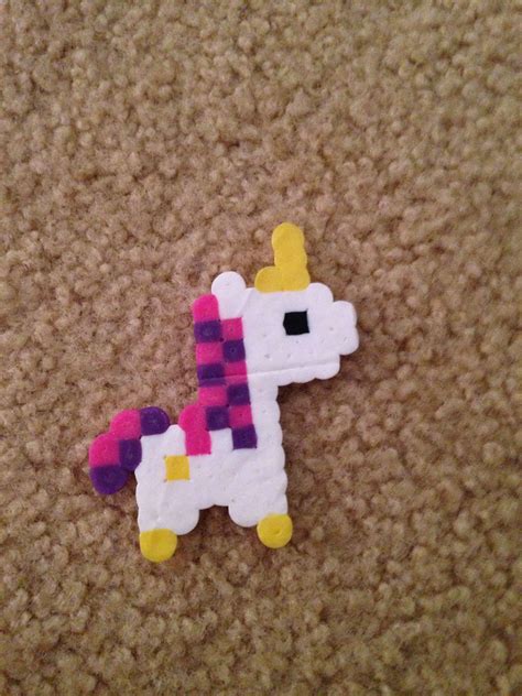 Unicorn Out Of Perler Beads Art Activities For Kids Perler Beads