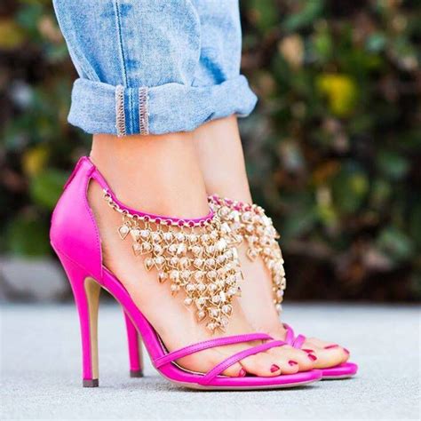Es De Facebook Yo Amo Los Zapatos Beautiful High Heels Pink Sandals