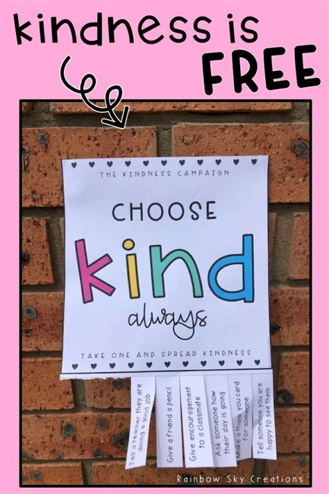 The Kindness Campaign Freebie Sel Activity Kindness Activities