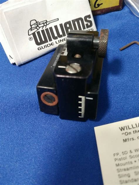 Williams Peep Sight Fp Receiver Sight Model F P A G Vintage Gun Sight