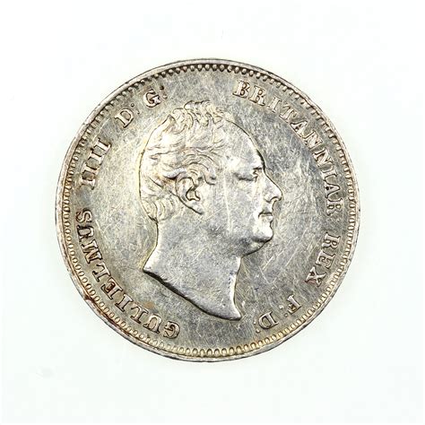 William Iv 1830 1837ad Silver Threepence 1831ad Maundy Coinage