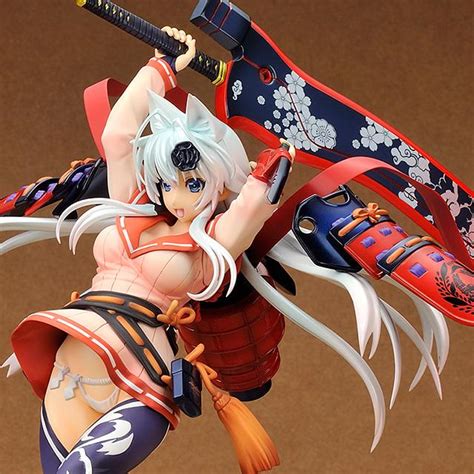 hobby japan alter hyakka ryoran samurai girls yagyu jubei silver sword princess ver 1 8 pvc
