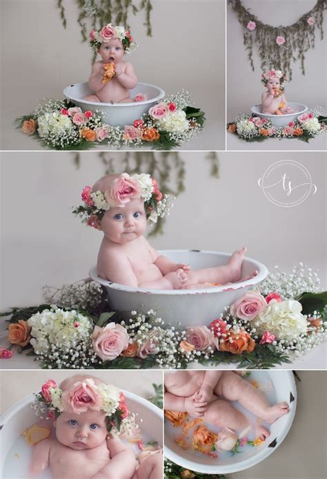 To do a milk bath for baby photoshoot you will need a small baby bathtub. Pin auf Picture This