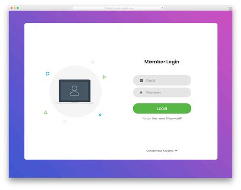 30 Bootstrap Login Form Examples With Trendy Design And Useful Options