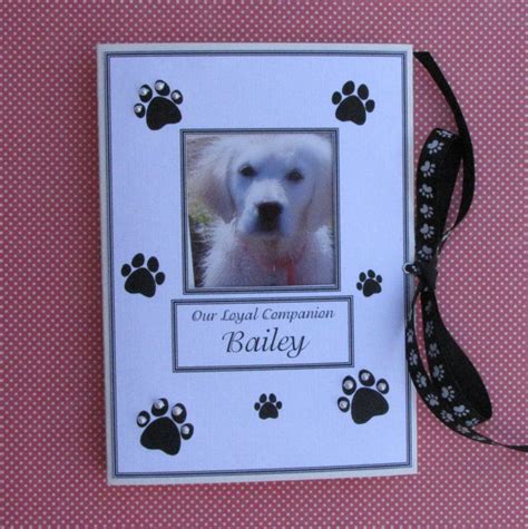 The beautiful garden memory stone is cast of durable, 100% cement and lovingly. Personalized Pet Keepsake Photo Album, Animal Lovers, Pet ...