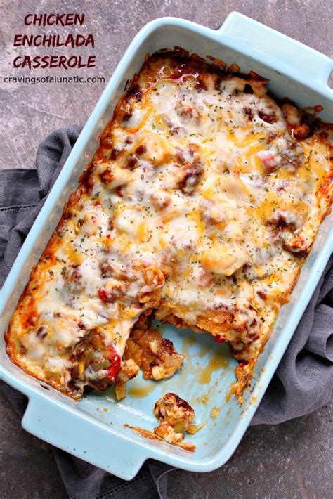 Only takes 5 ingredients to make, 15 minutes to prep and 30 everything is layered together in a casserole dish to make an easy and delicious weeknight meal. This scrumptious Chicken Enchilada Casserole is layered with corn tortillas, chicken, Poblano ...