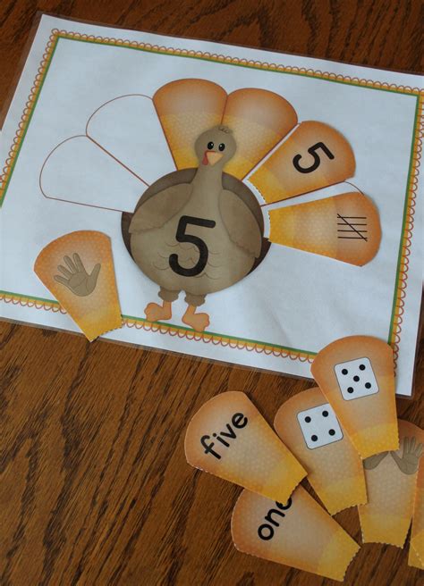 Kindergarten Thanksgiving Math Activities