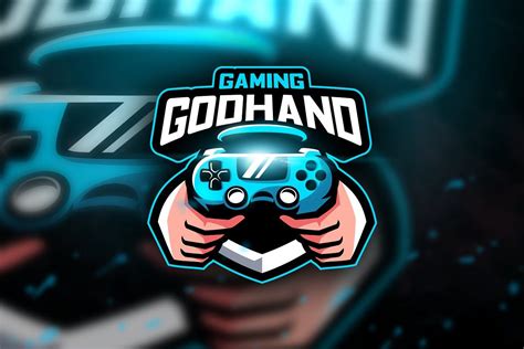 Godhand Gaming Mascot Andesport Logo By Aqr Studio On Creativemarket Seni Desain