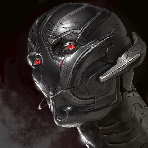 Early Facial Study Concept Art Of Ultron From Avengers Age Of Ultron