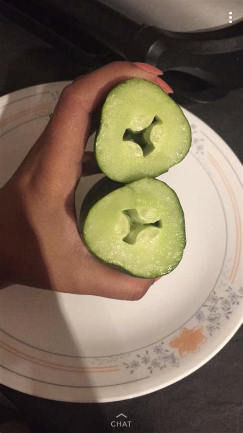 Does Anyone Know Why Theres Holes In My Cucumbers Guessing I Took It