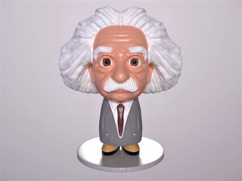Fan Art Albert Einstein Caricature Figurine 3d Model 3d Printable