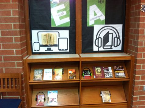 Our Follettshelf Ebook And Audiobook Display Library Displays Audio