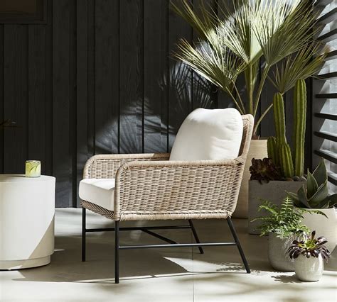 Pottery Barn Tulum All Weather Wicker Patio Lounge Chair The Best Outdoor Furniture From