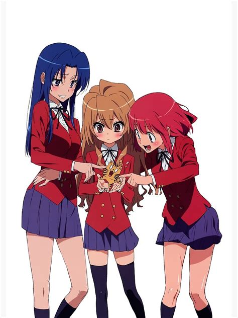 Toradora Girls Poster For Sale By Kokoropopshop Redbubble