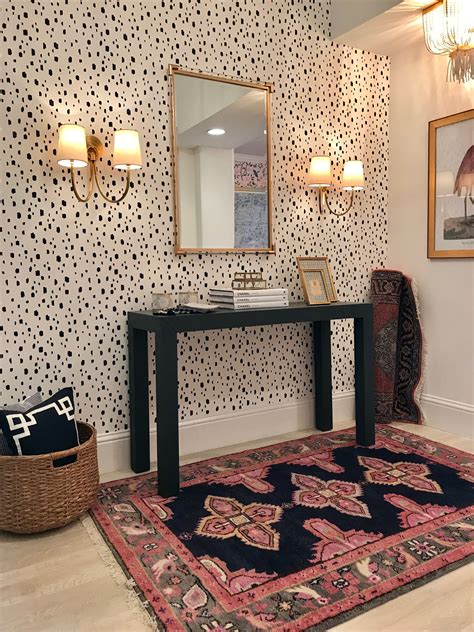 Designed by space exploration design, this powder room knows how to set a mood. Pin by Sarah Todd on Bathrooms | Small bathroom wallpaper ...