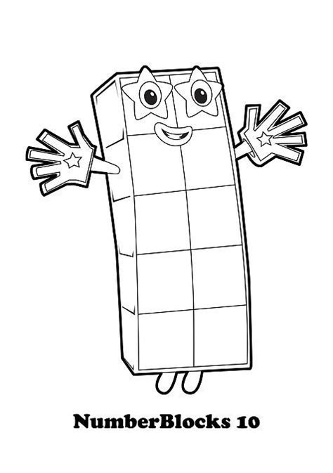 Numberblocks Coloring Pages 1 Numberblocks Is A Fun Animated Series
