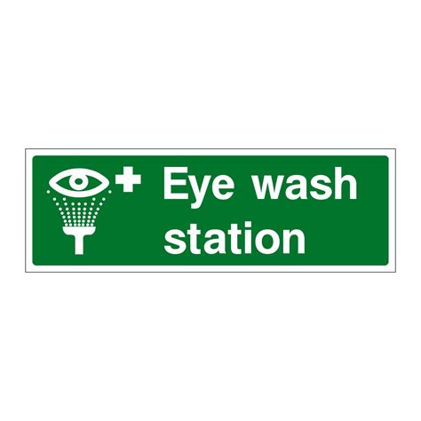 Eye Wash Station Sign Manufactured By British Safety Signs