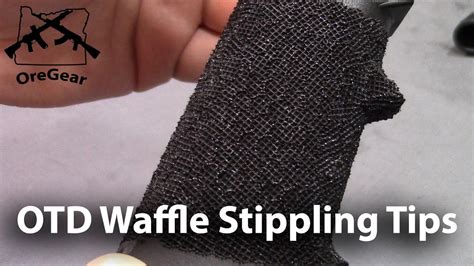 Stippling Waffle Tips Youtube