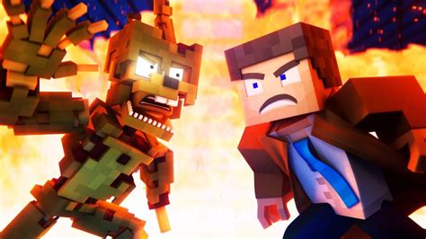 Check out the animated series airing new episodes in 2021! "Break The Cycle" | FNAF Minecraft Animated Music Video ...