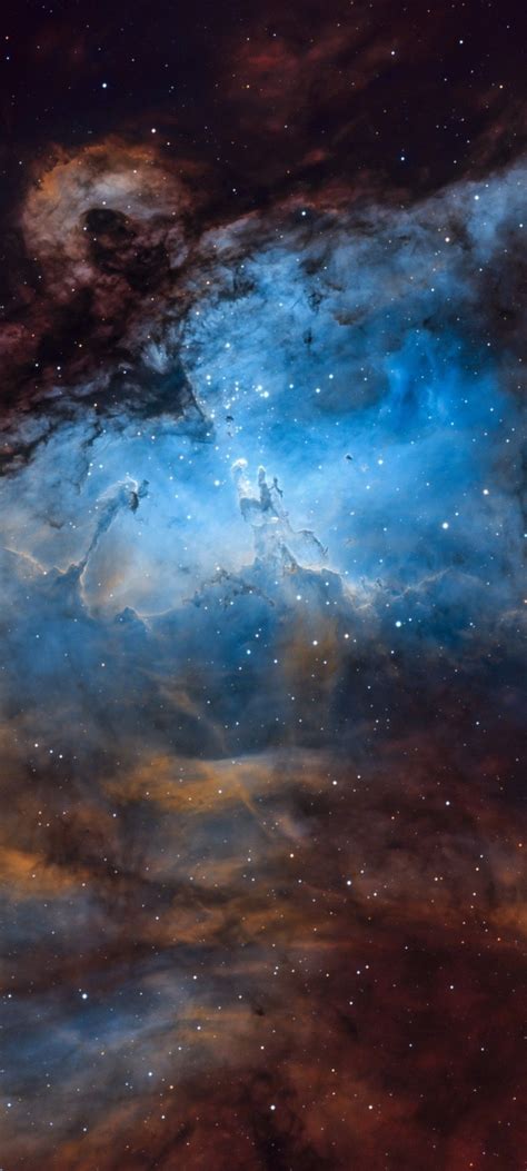 M 16 Eagle Nebula Pillars Of Creation Fairy Nebula In Hubble Sho