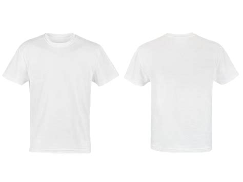 4426 White T Shirt Template Front And Back Png Easy To Edit 4426 White