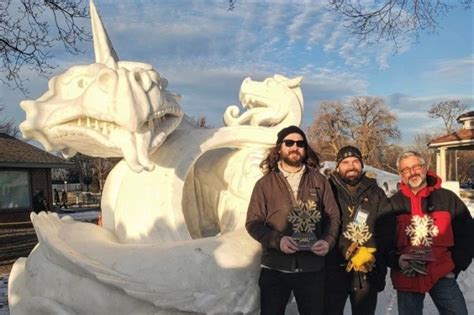North Dakota Snow Sculpting Artists Chisel Their Way To National
