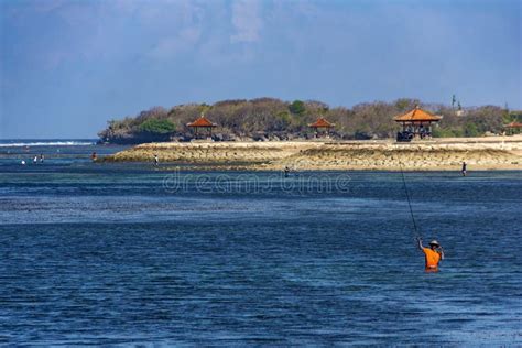 View Of Tanjung Benoa Beach In Bali Indonesia Editorial Stock Image