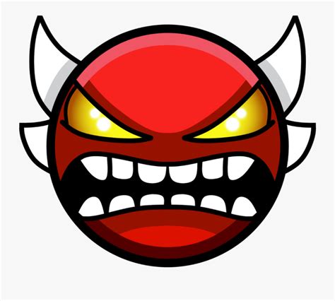 Devil Emoji Png Geometry Dash Extreme Demon Free Transparent