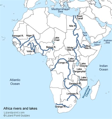 The largest lakes in africa worldatlas com. Test your geography knowledge - African rivers and lakes ...