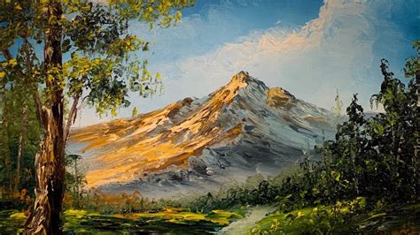 How To Paint With Your Hands Landscape Oil Painting Paintings By