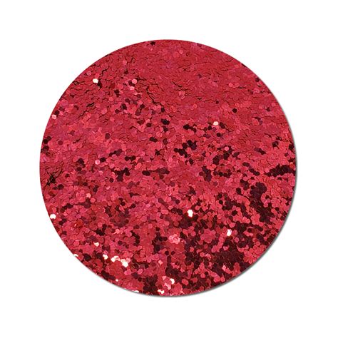 Chunky Glitter Cosmetic Metallic Jar Runway Red