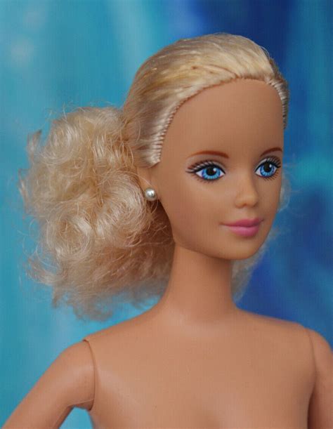Nude TNT Barbie Blonde Curly Hair Blue Eyes San Francisco Mackie NEW