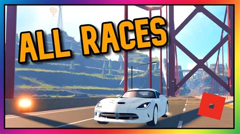 All Races In Driving Simulator Roblox Youtube