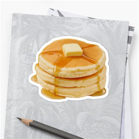 Pancakes Sticker By Chnlrdt Redbubble