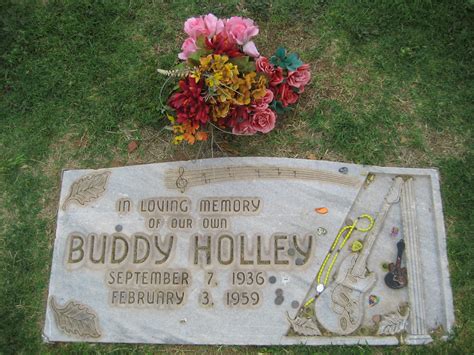 Buddy Holly Grave Hollys Funeral Was Held On 7 February Flickr