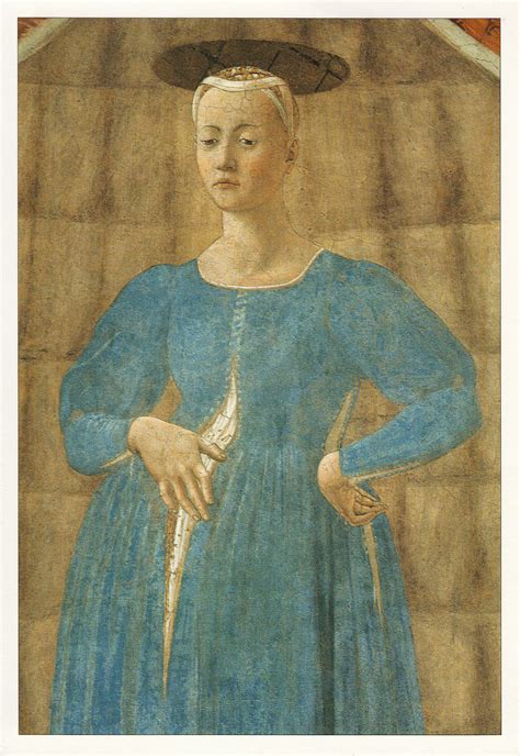 Piero Della Francesca La Madonna Del Parto Rinascimento Italiano