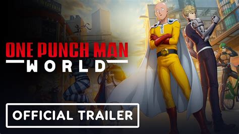 One Punch Man World Official Announcement Trailer Panic Dots