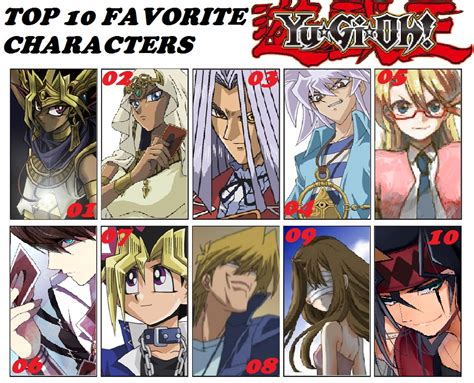 Top 10 Favorite Yu Gi Oh Characters By Duskmindabyss On Deviantart