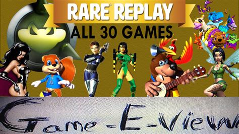 Rare Replay On Xbox One All 30 Games Youtube