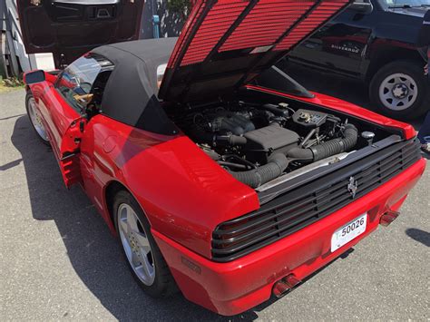 This 1995 ferrari 348 spider was delivered new to miller motorcars in greenwich, connecticut and spent much of its life in new york. 1995 Ferrari 348 Spider - Apache Automotive
