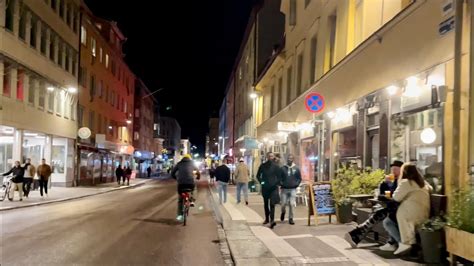 Swedish Streets Drottninggatan Uppsala Party Night In The Number One