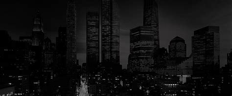 Cool Night City Black And White Poster Background Foto De Capa Tumblr