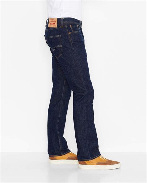 Levis 501 Original Regular Fit Mens Jeans Onewash Blue Jeans And