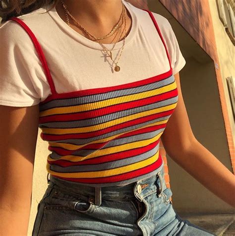 Vintage Look Retro Style 90 S Aesthetic Vintage Outfits