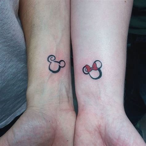 Mickey And Minnie Mouse Matching Tattoos Matching Disney Tattoos