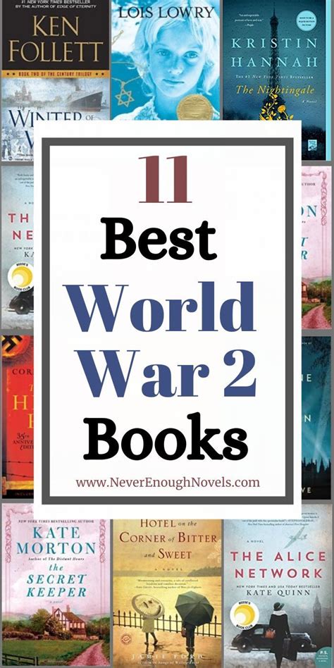 Here are the 8 best revolutionary war novels for adults & 2 for younger audiences. 11 Best World War 2 Books | Book club books, Book club ...